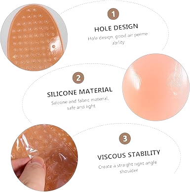 Doğal Yumuşak Silikon Omuz Pedi
